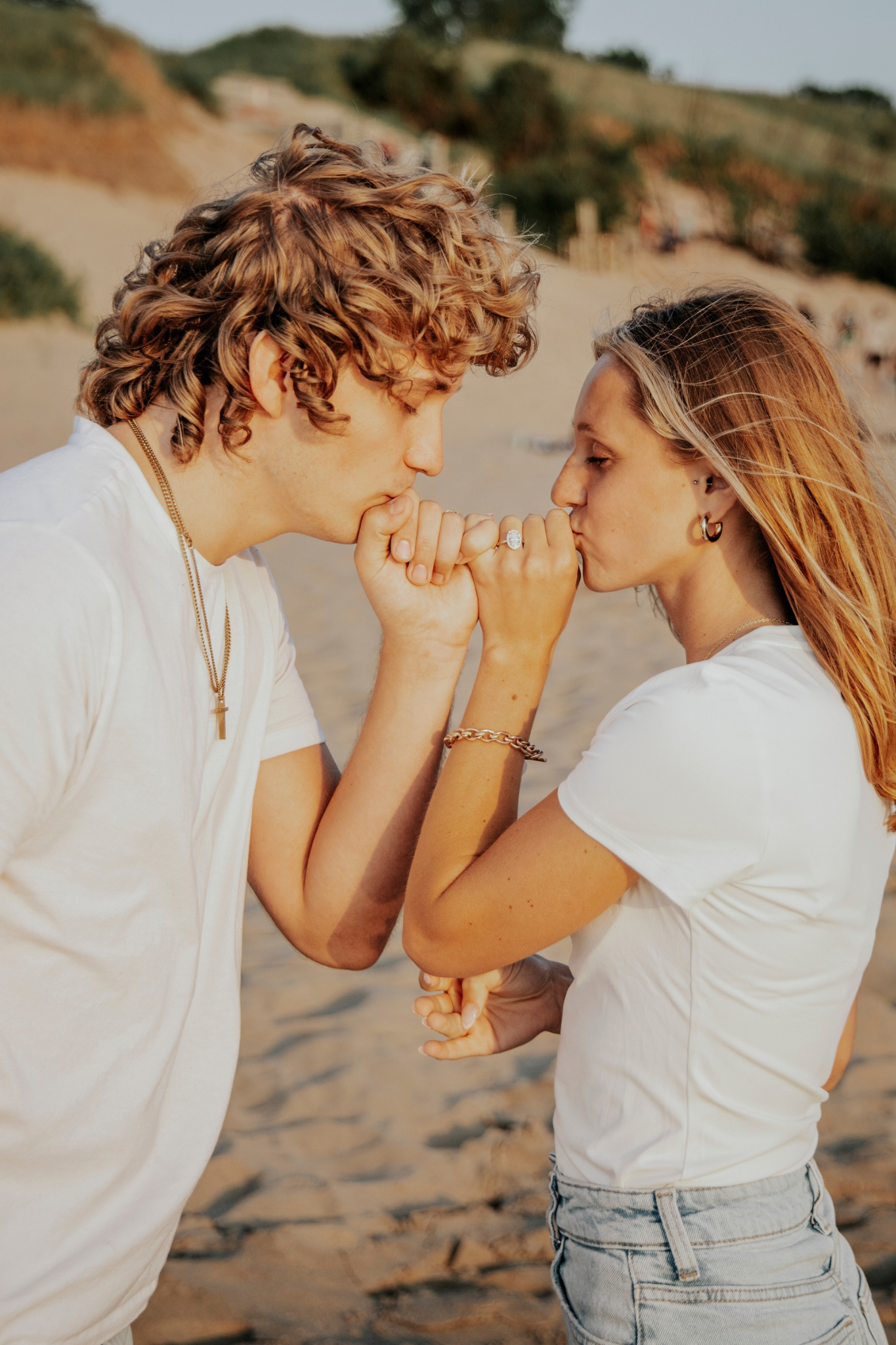Alexandra and Nathaniel engagement photo